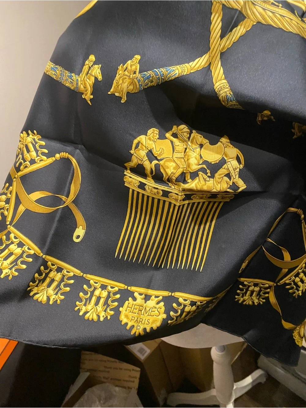 Hermes Silk Scarf